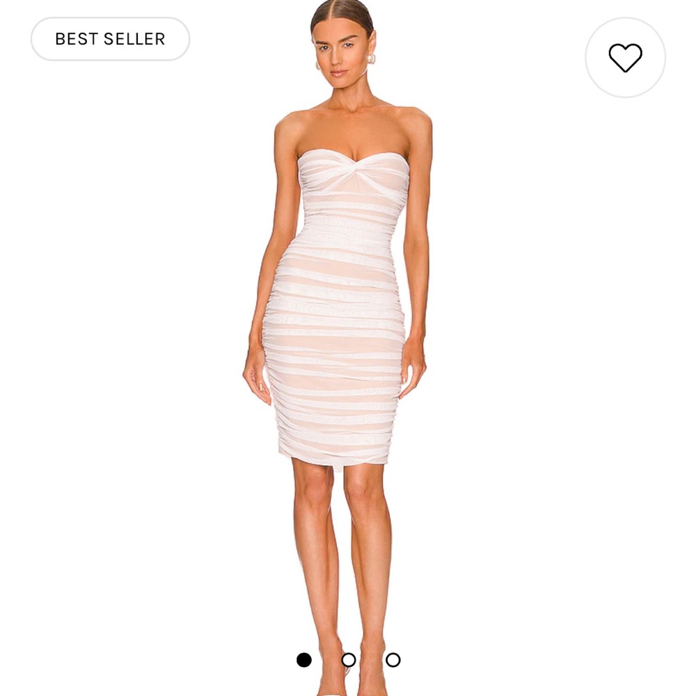 Norma Kamali Walter Dress in Snow White, XS
